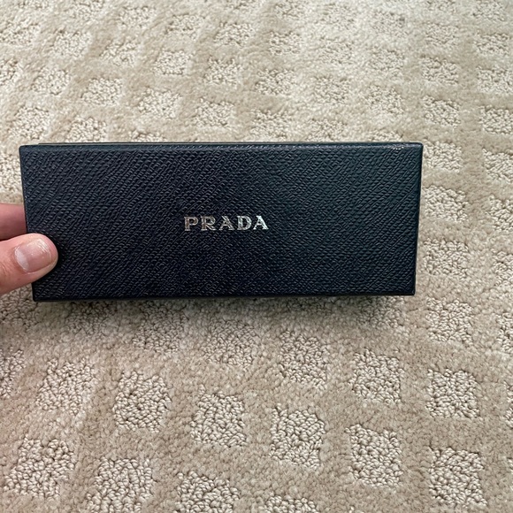 Prada Eyeglasses VPR 020 2AU Havana Rectangular Frame Tortoise - Picture 3 of 7